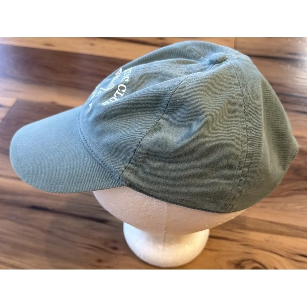 Abercrombie Soho NY Hat Green Athletic Club Tennis Preppy Strapback Cap Coastal